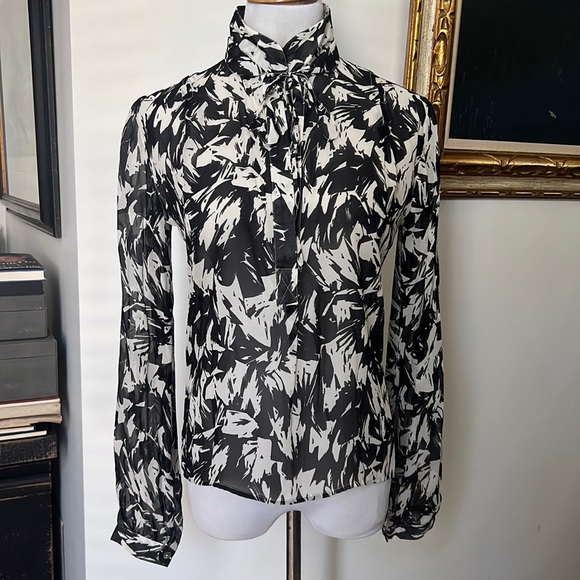 Patrizia Pepe Black Cotton Blouse main image 1